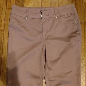 Dusty rose fitted pants